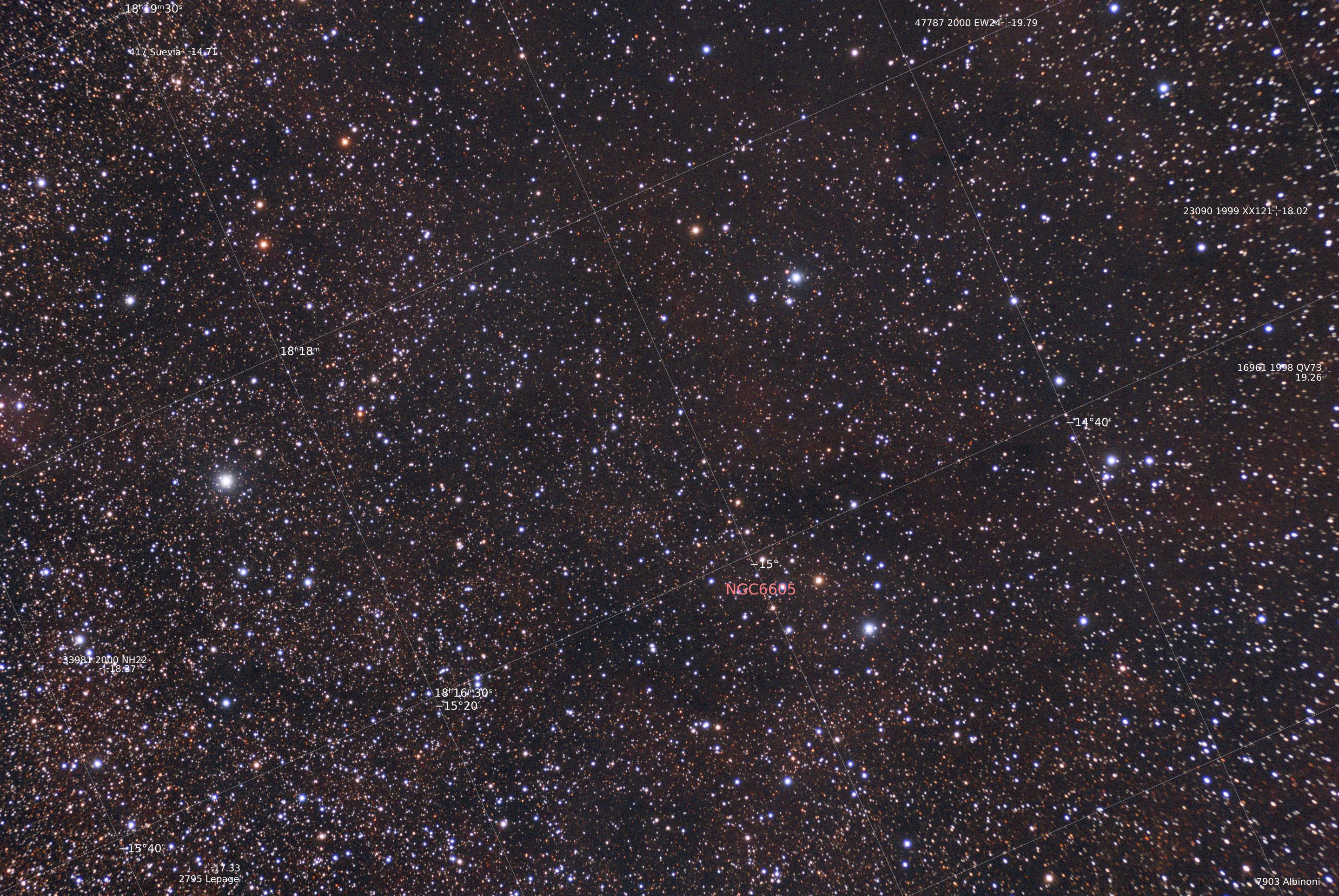 NGC6605 Annotated