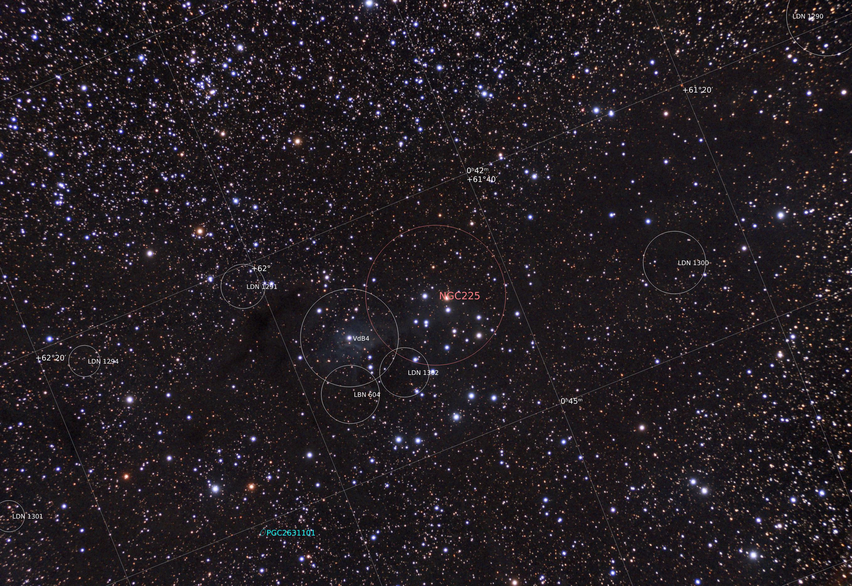 NGC225 Es127 Zwo2600 011424 Annotated